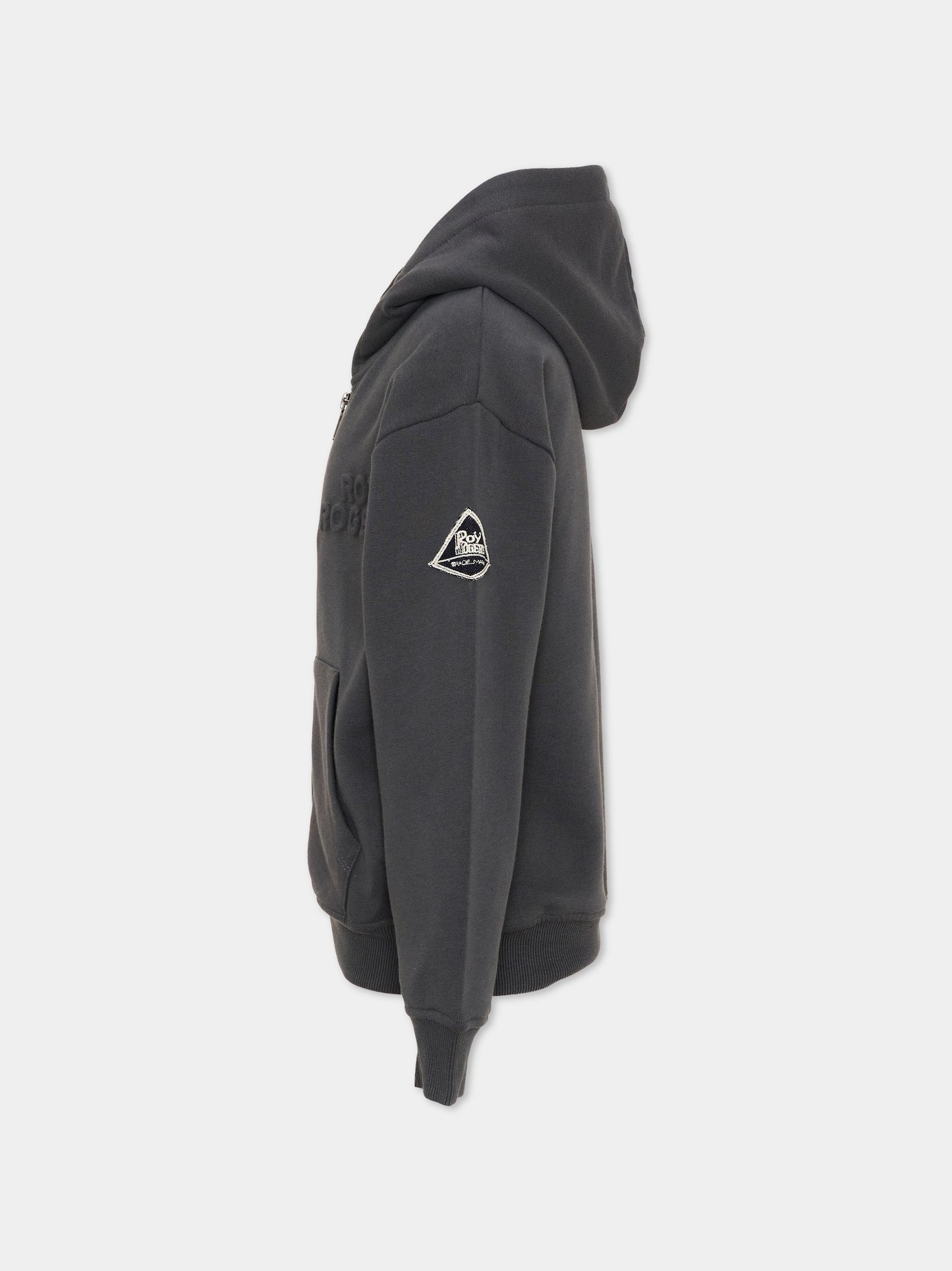 Felpa con cappuccio blu con zip,Roy Roger's Kids,R F124 00 0566