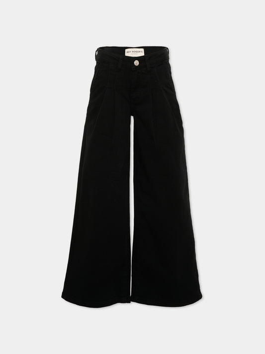 Pantalone nero per bambino,Roy Roger's Kids,R F183 00 0658