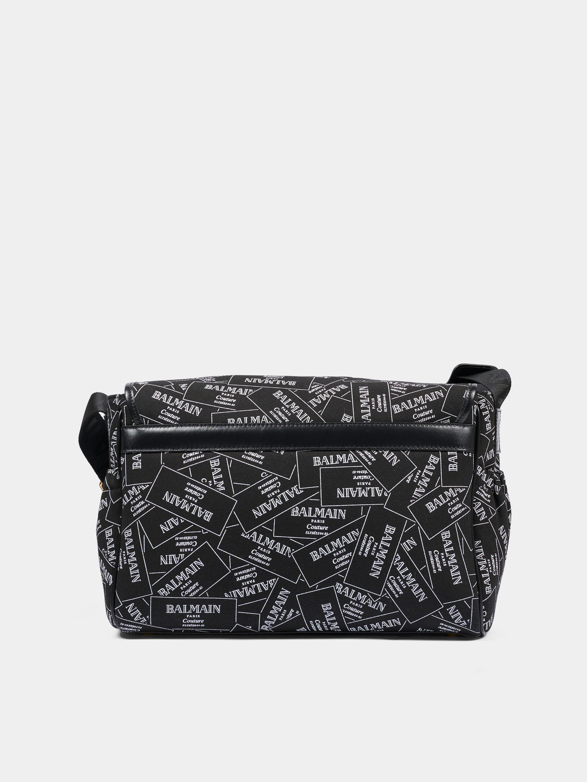 Borsa mamma nera per neonati con logo,Balmain Kids,BX0578 Z3379 930BC