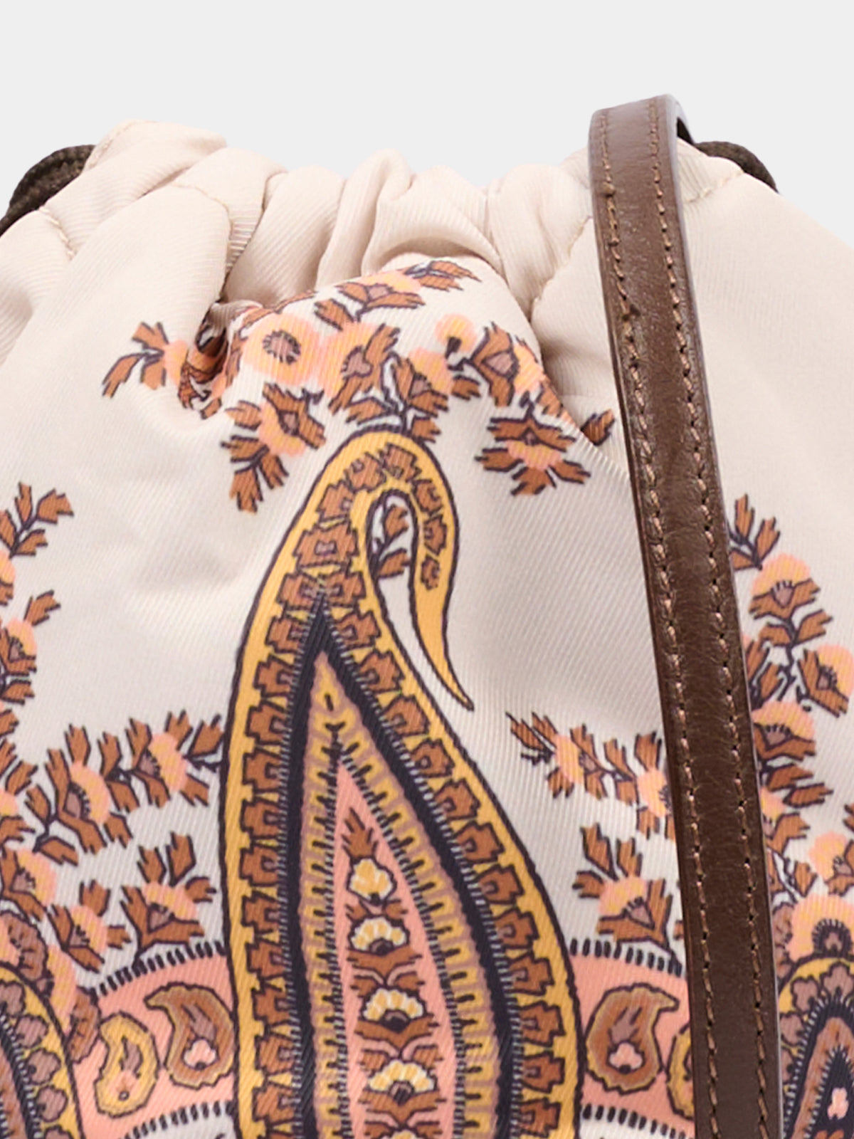 Borsa casual beige per bambina con stampa paisley,Etro,GX0B18 N0382 107AR
