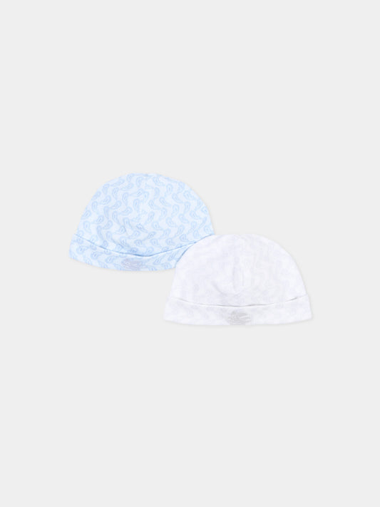 Set of hats for Baby Boy in light blue