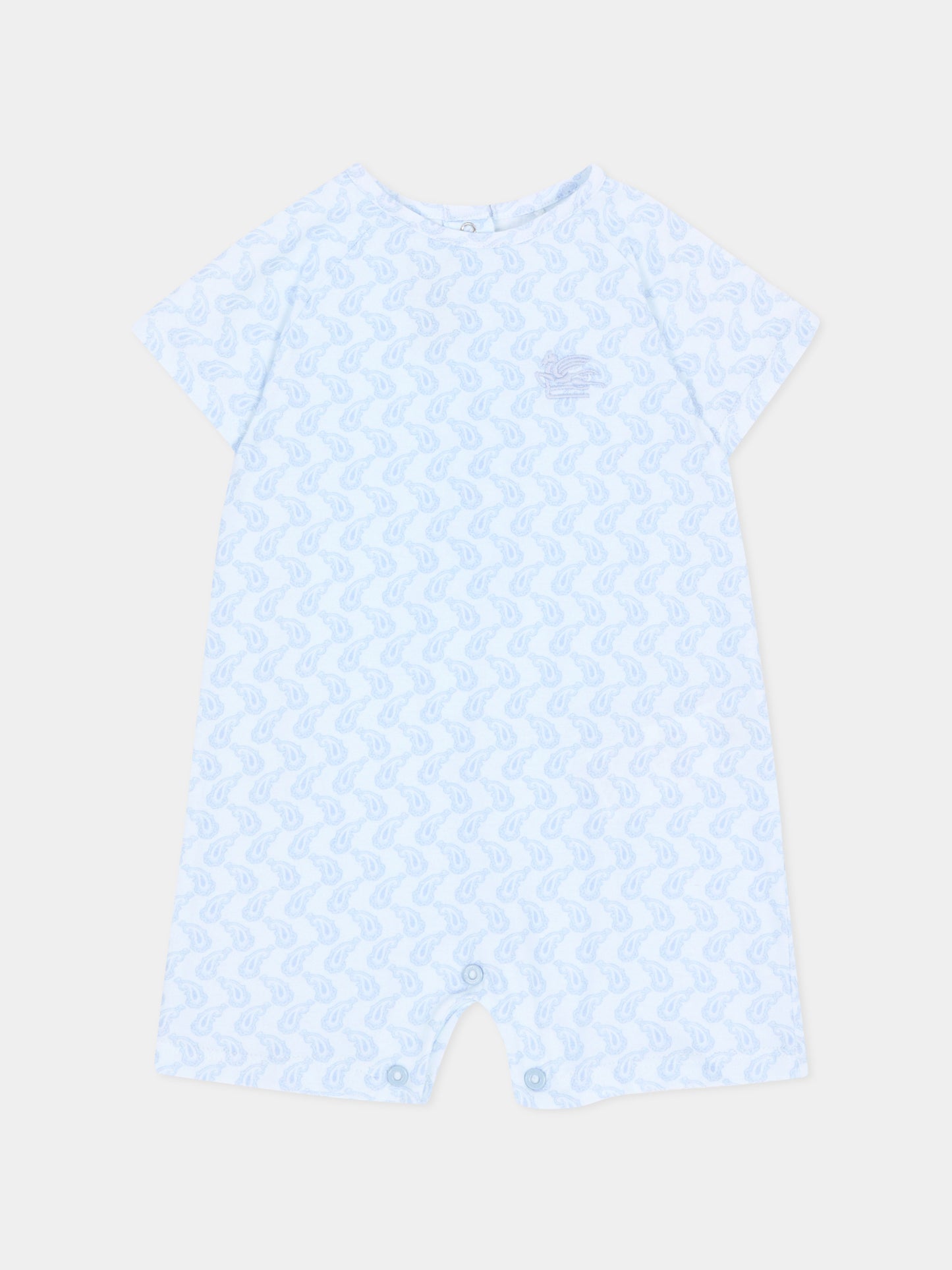 Pagliaccetto celeste per neonato,Etro,GUA571 J0409 685CE