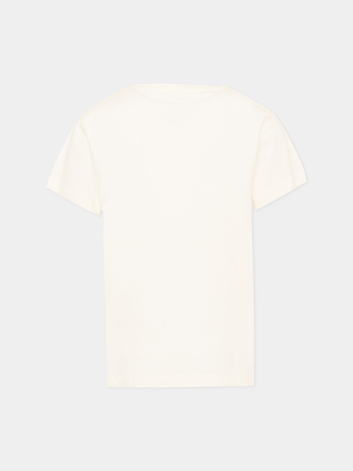 T-shirt avorio per bambina,Stella Mccartney Kids,TV8D51 Z0434 101
