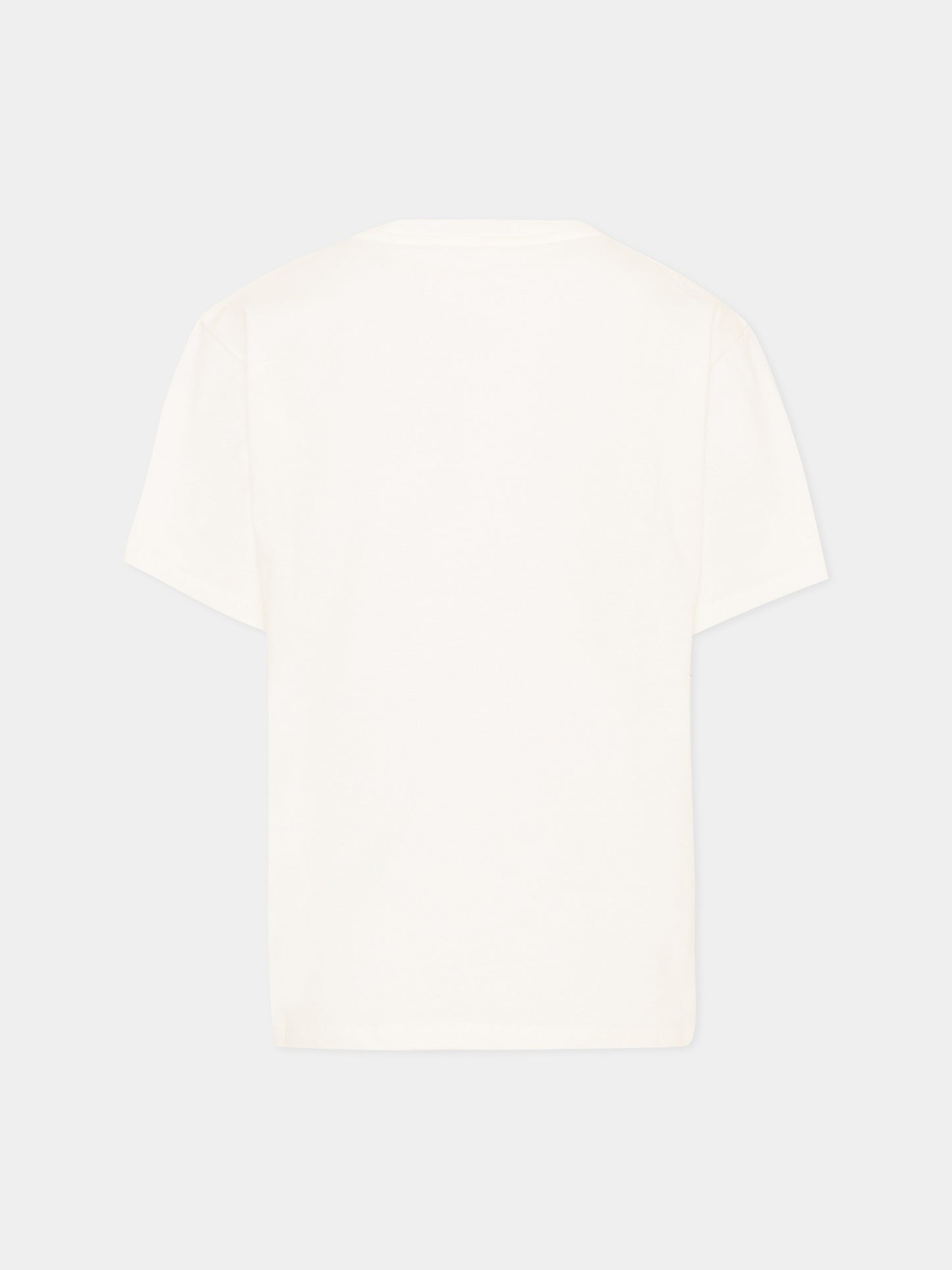 T-shirt avorio per bambino con stampa,Stella Mccartney Kids,TW8Q51 Z0434 101