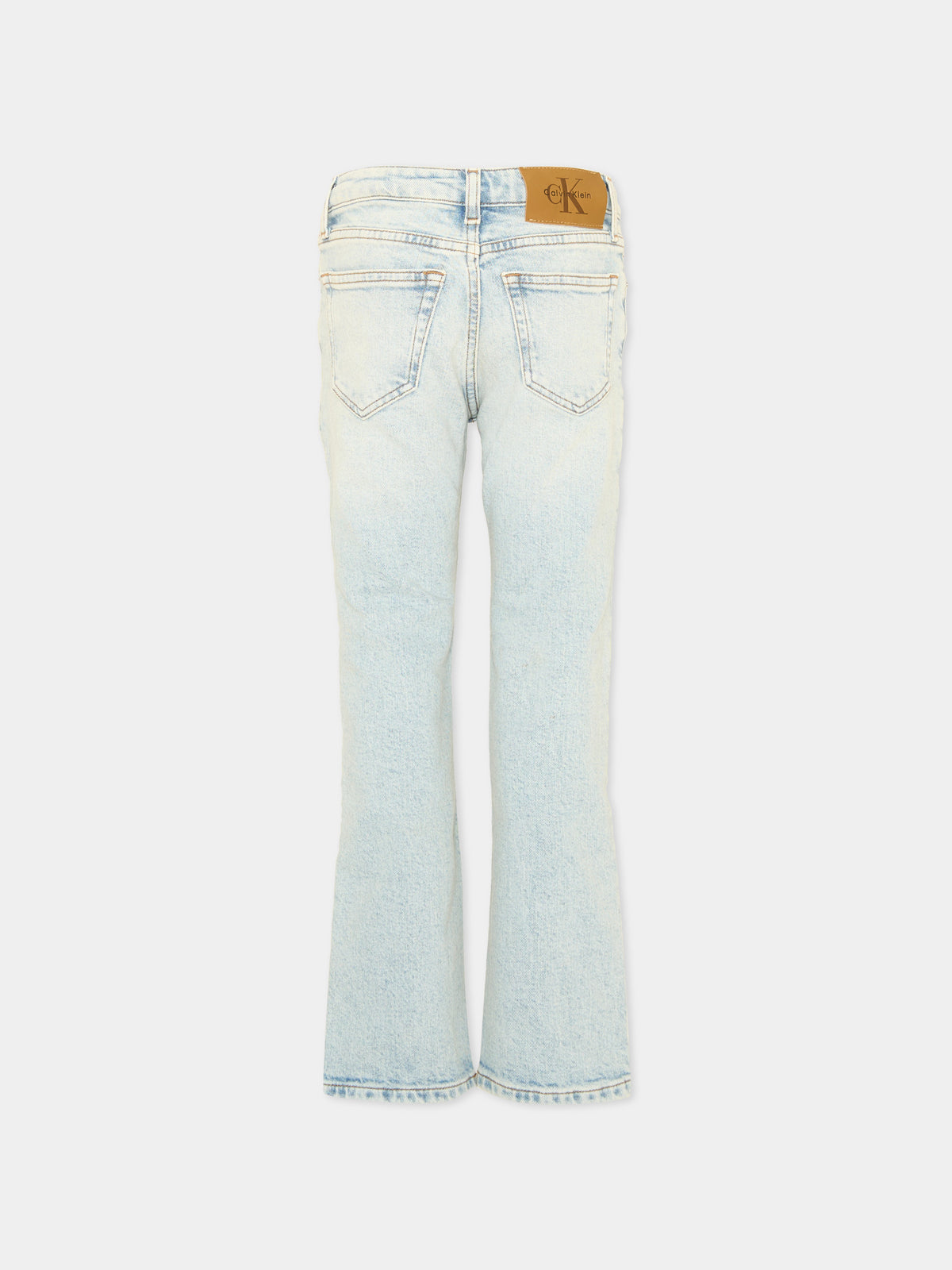 Jeans denim per bambini svasati,Calvin Klein Kids,LVCKSJC05G 1A5