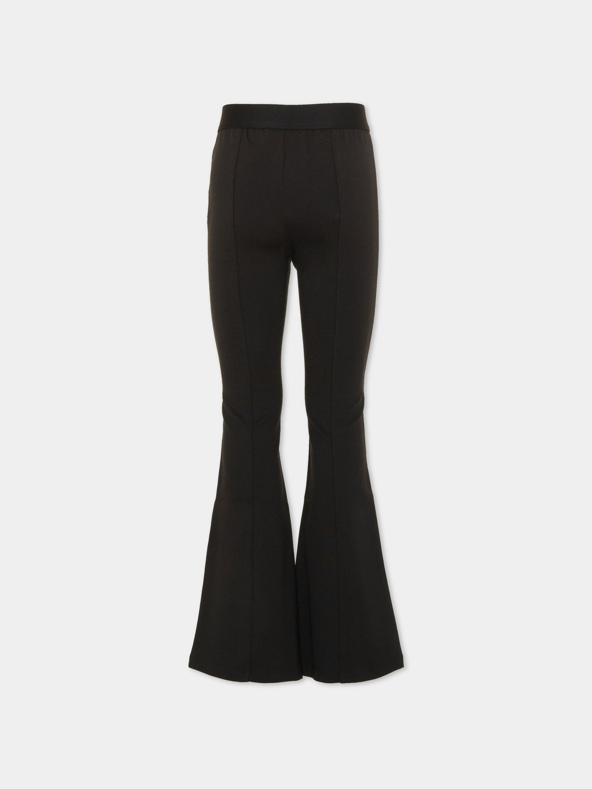 Leggings nero per bambina con logo,Calvin Klein Kids,LVCKSJC10G BEH
