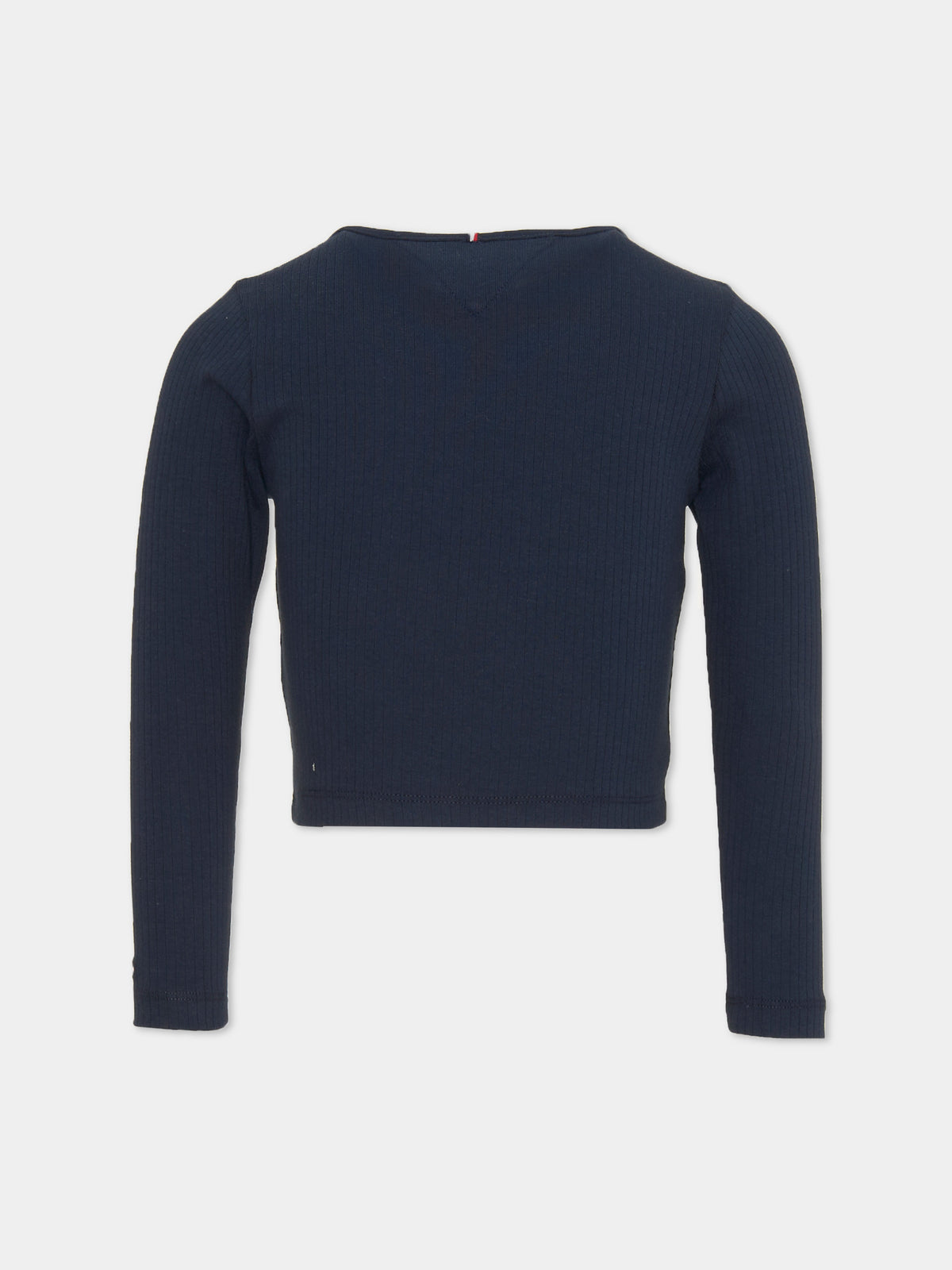 Maglione blu per bambina con logo,Tommy Hilfiger Junior,KG0KG09065 C1G