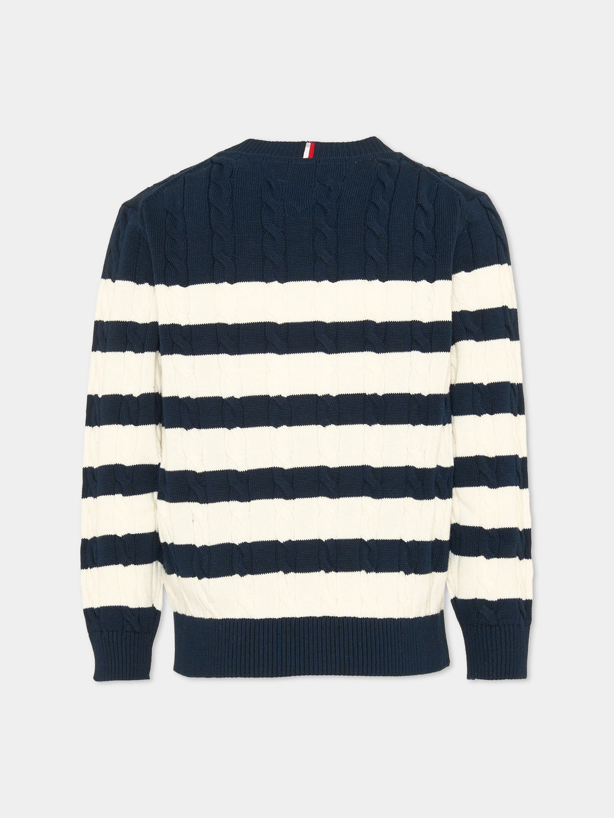Maglione multicolor per bambino a righe,Tommy Hilfiger Junior,KB0KB09753 0A4