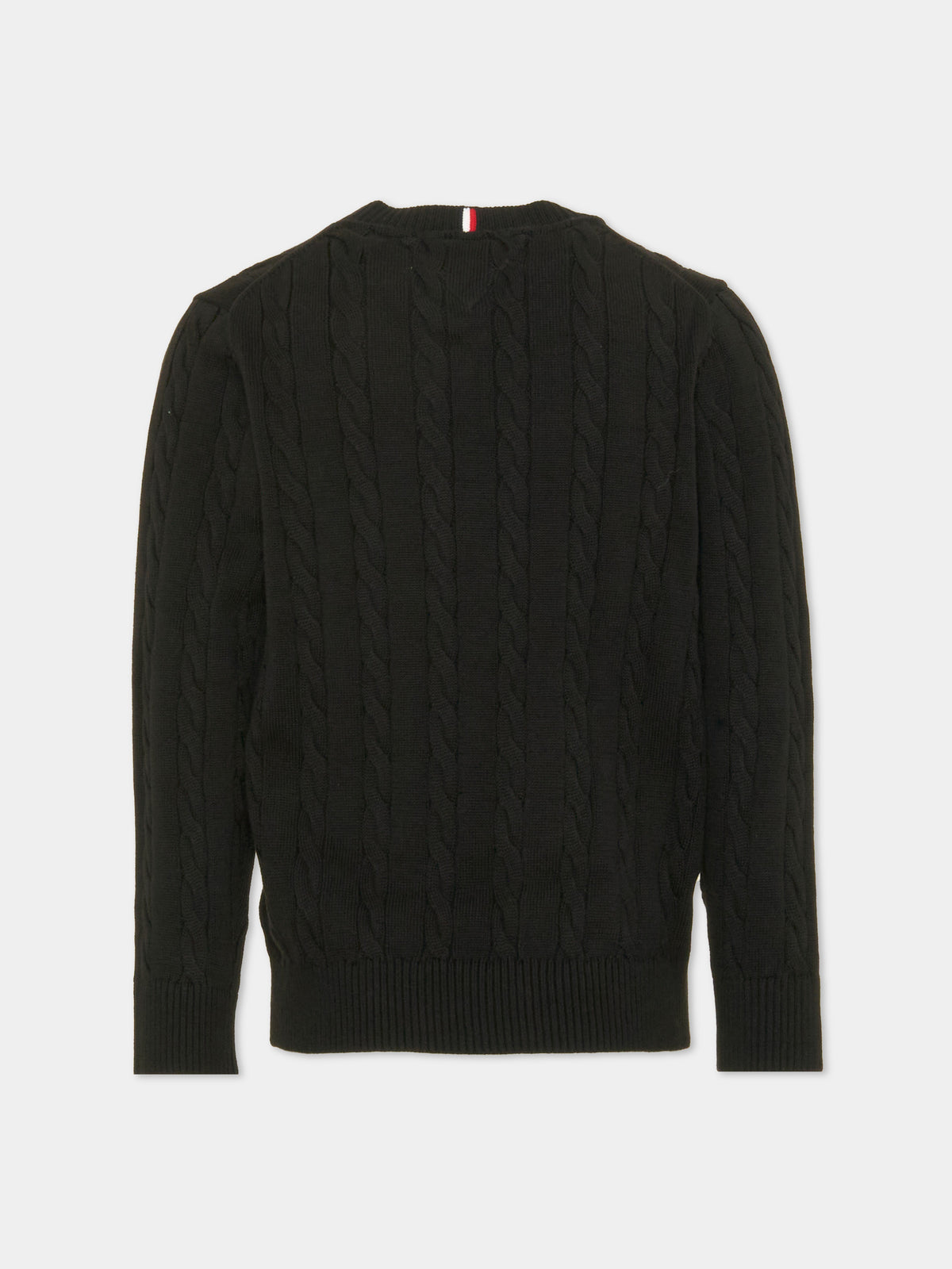 Maglione nero per bambini,Tommy Hilfiger Junior,KB0KB09753 BDS