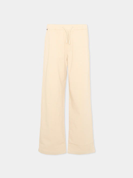 Pantalone beige per bambino con coulisse,Tommy Hilfiger Junior,KB0KB10282 ACI