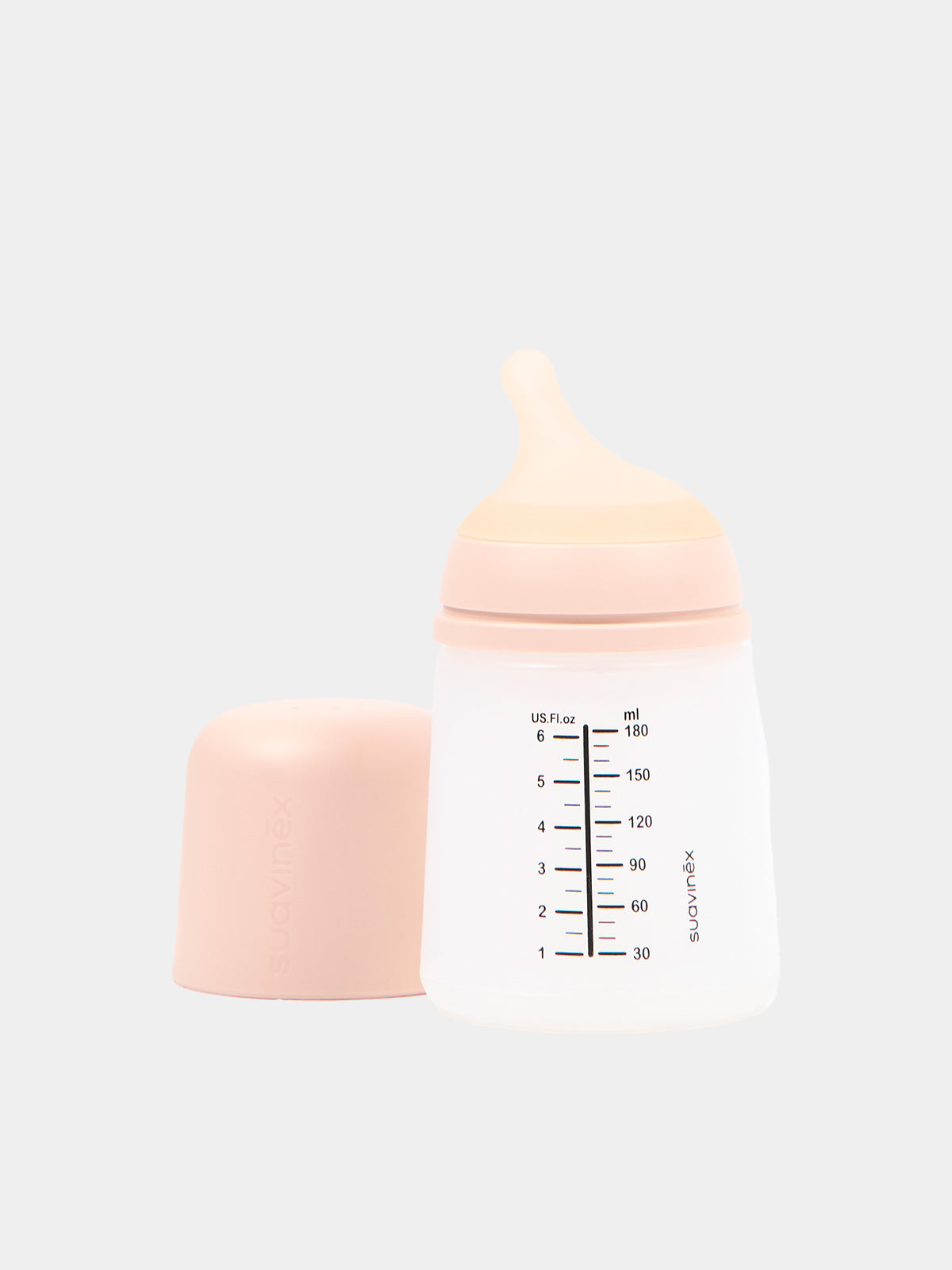ZERO.ZERO Anti-Colic Bottle Adjustable Flow 180ml Beige for Newborns