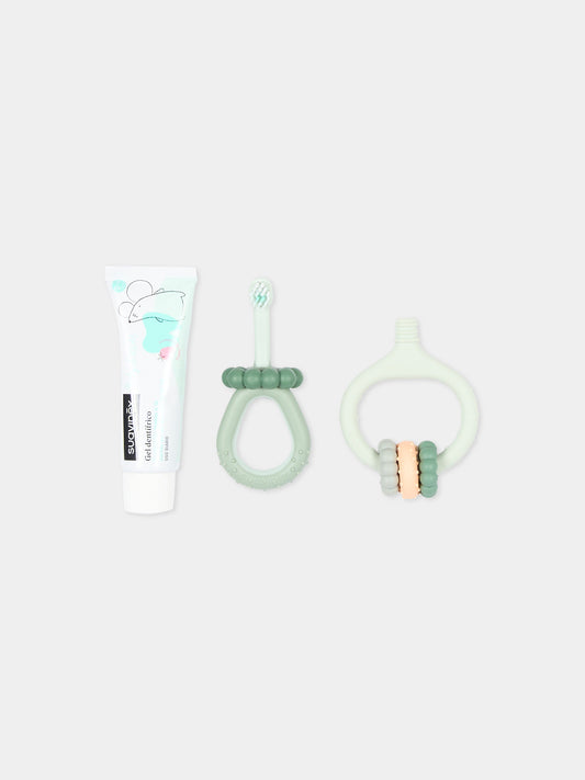 My first green oral hygiene set for newborns