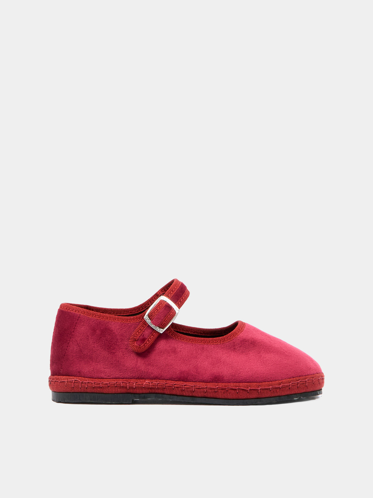 Ballerine bordeaux Baby Maryjane Velvet per bambina,Sciuscià,BABY MARYJANE VELVET BORDEAUX