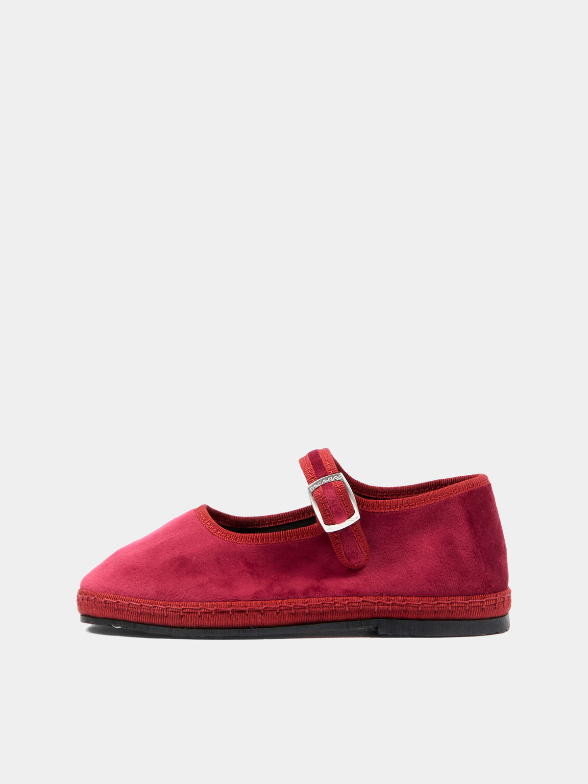 Ballerine bordeaux Baby Maryjane Velvet per bambina,Sciuscià,BABY MARYJANE VELVET BORDEAUX