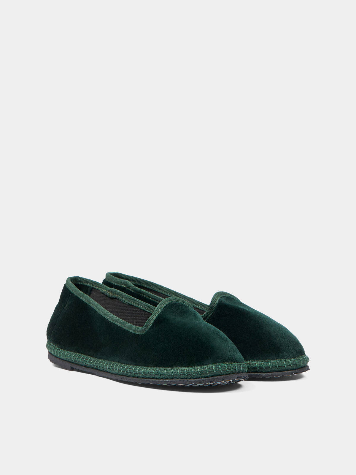 Mocassini verde Baby Tragara Velvet per bambini,Sciuscià,BABY TRAGARA VELVET GREEN