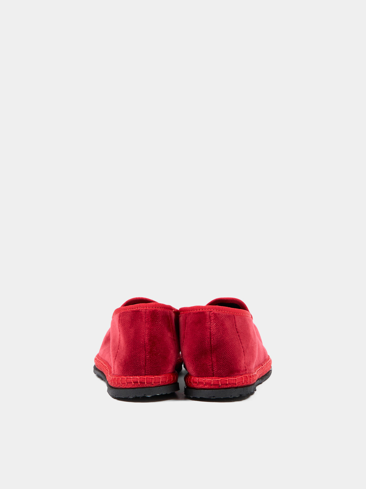 Mocassini rossi Baby Tragara Velvet per bambini,Sciuscià,BABY TRAGARA VELEVET DARK RED