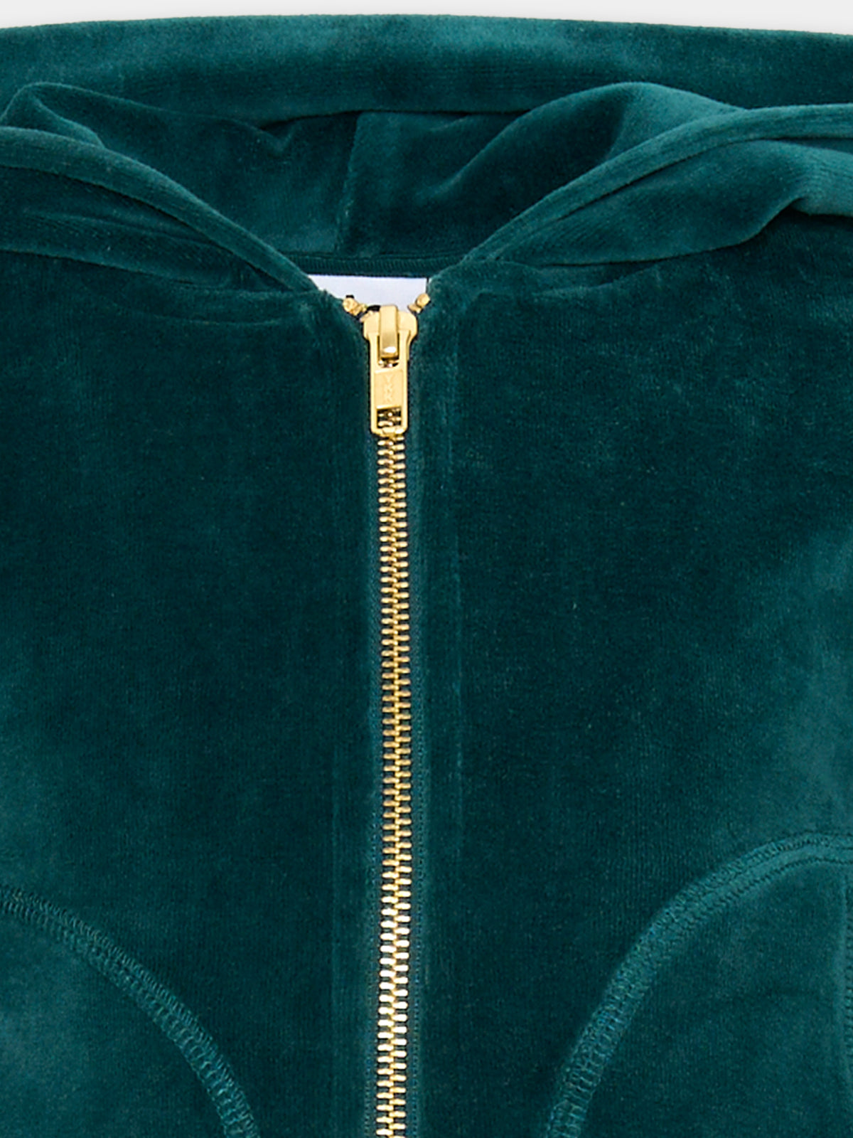 Felpa con cappuccio verde Milla per bambina,Molo,2W25J304 5512