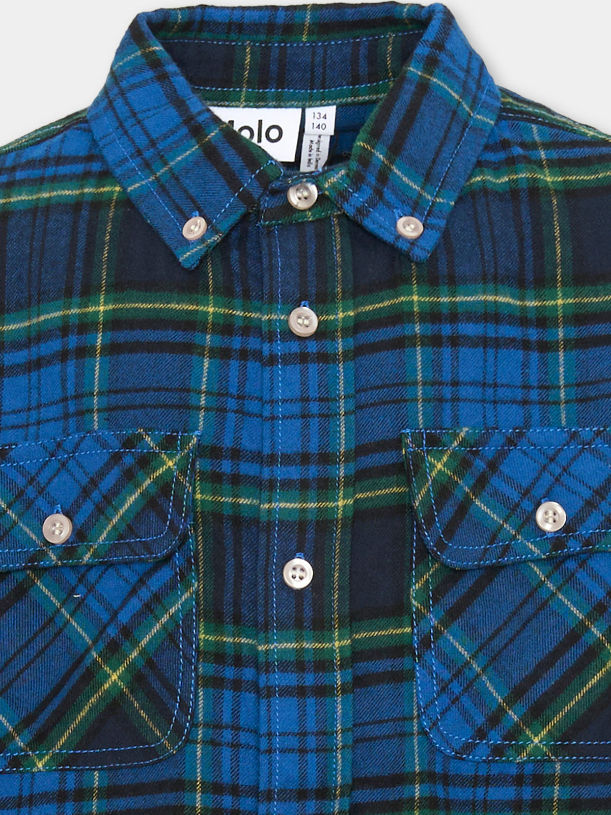Camicia a manica lunga blu Rozzy per bambino,Molo,1W25C202 5979