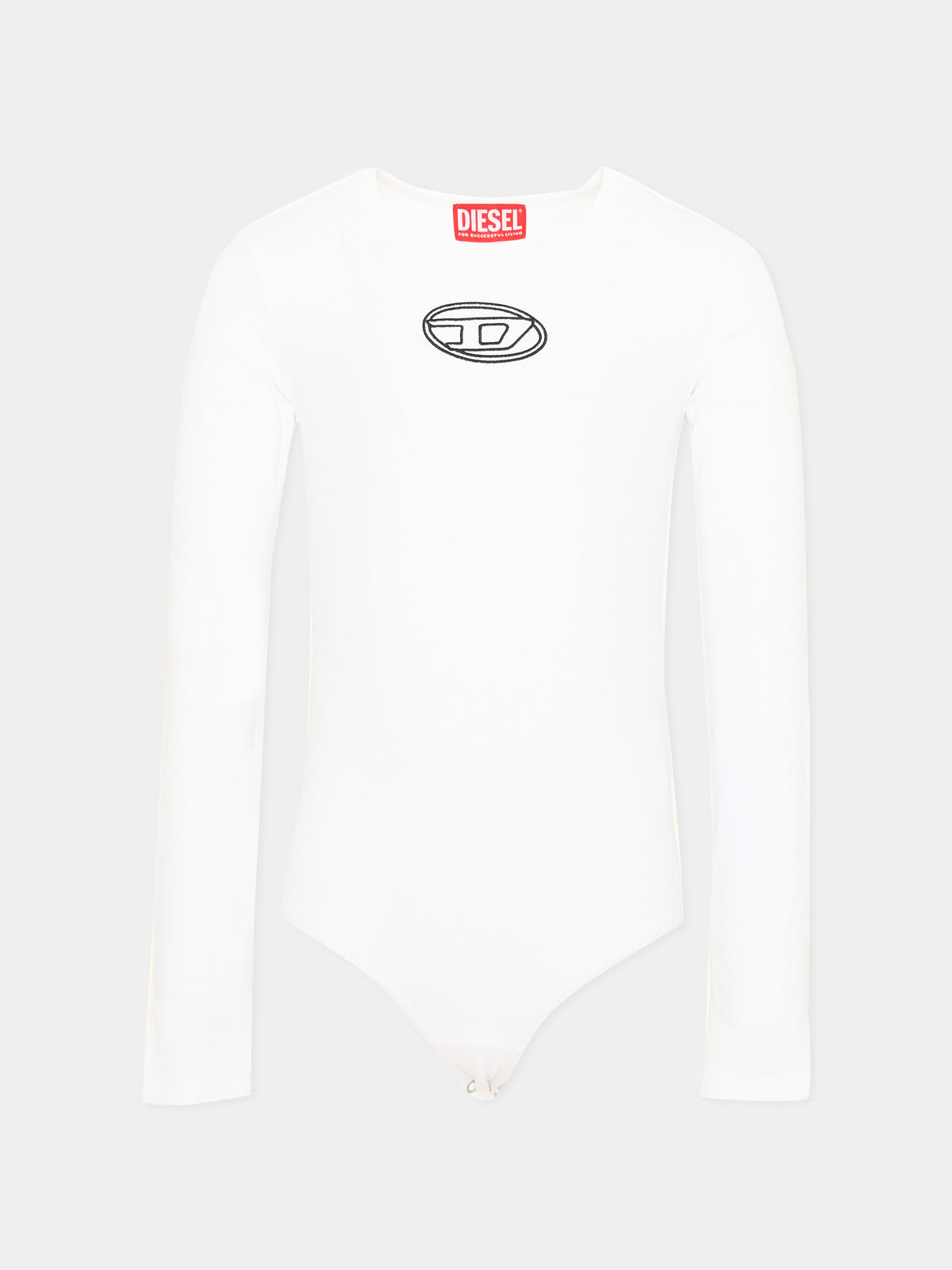 Body bianco per bambina con logo,Diesel,J02433 0AFAA K100
