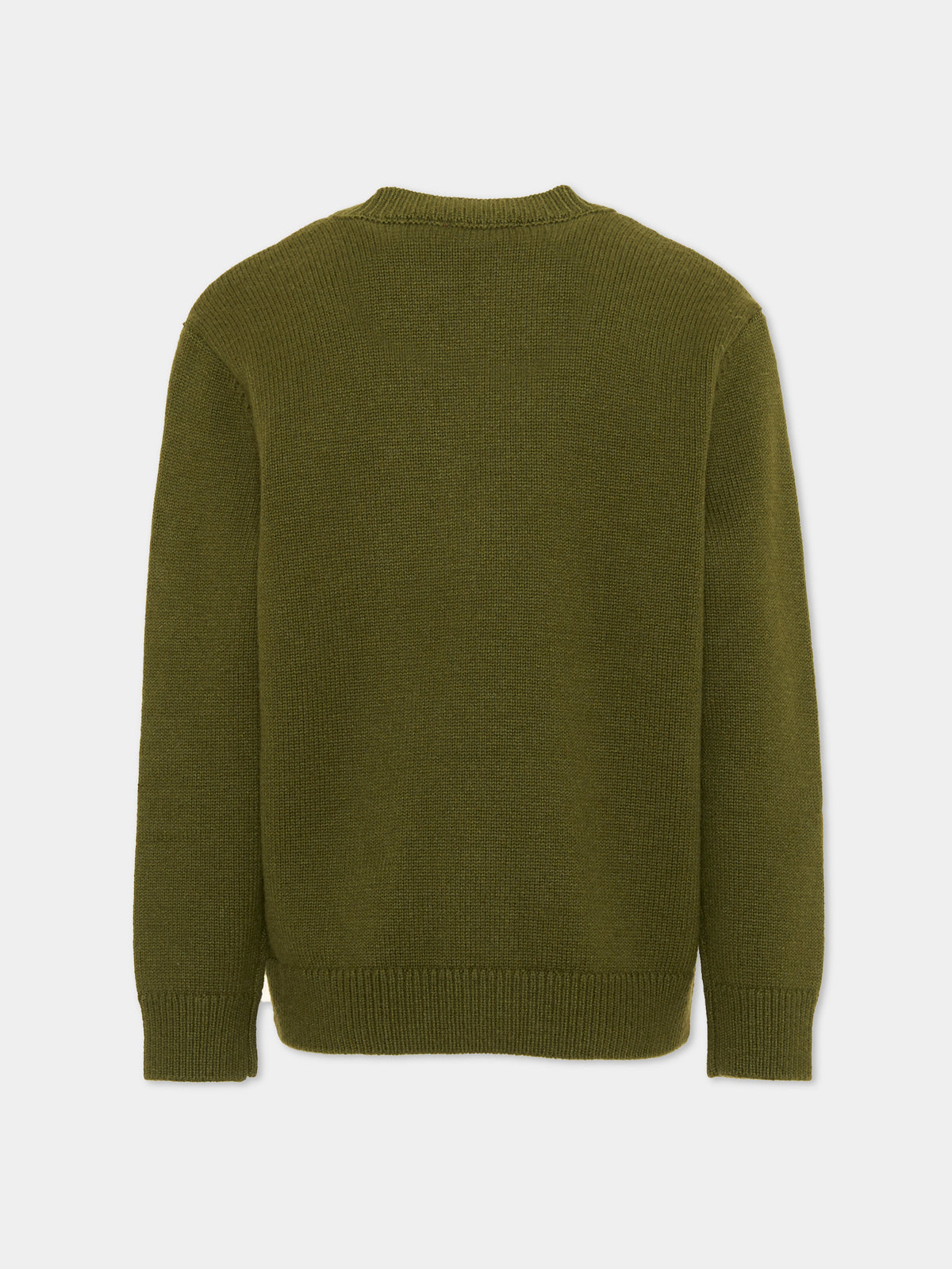 Cardigan verde per bambino con logo,Diesel,J02432 KYAYX K513