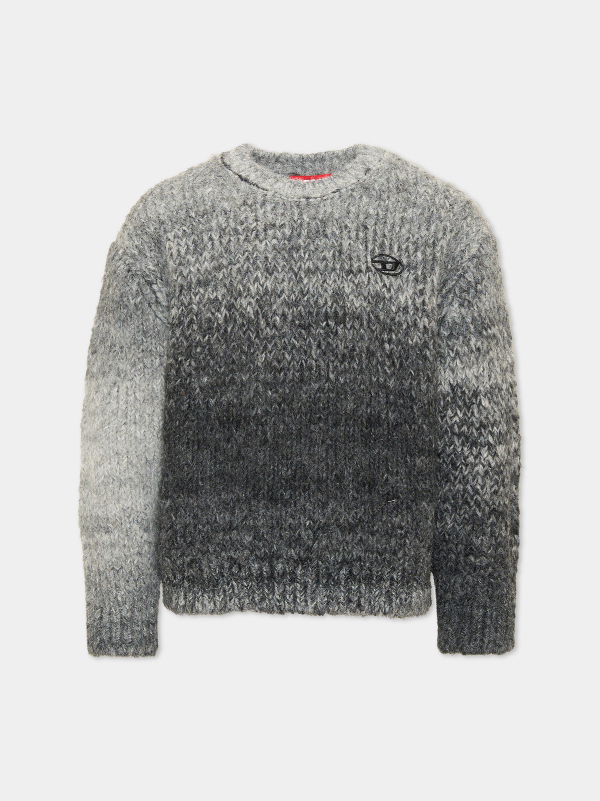 Maglione grigio per bambino dégradé,Diesel,J02438 KYAZQ K900