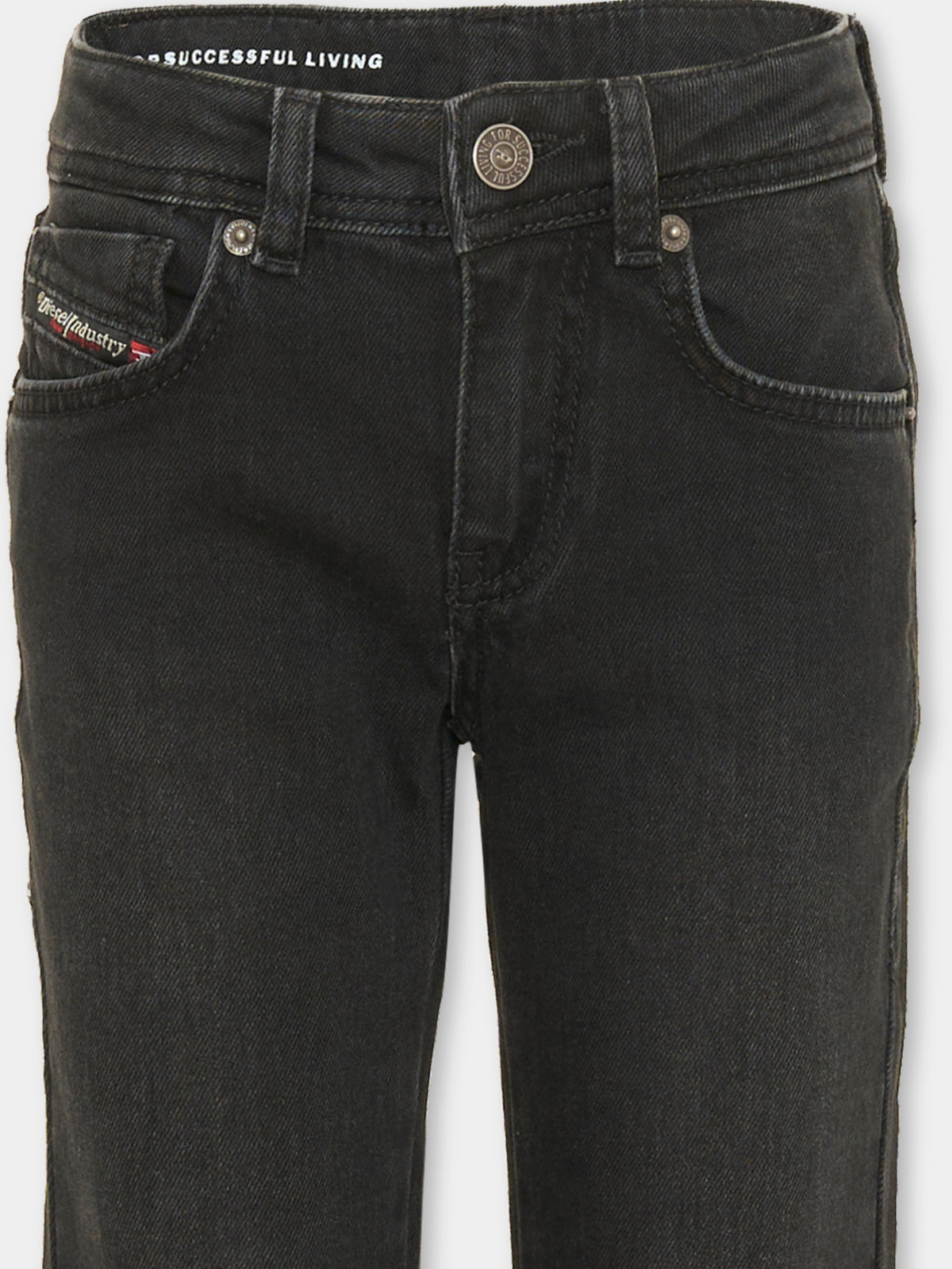 Jeans nero per bambina svasato,Diesel,J02508 KXBMV K02