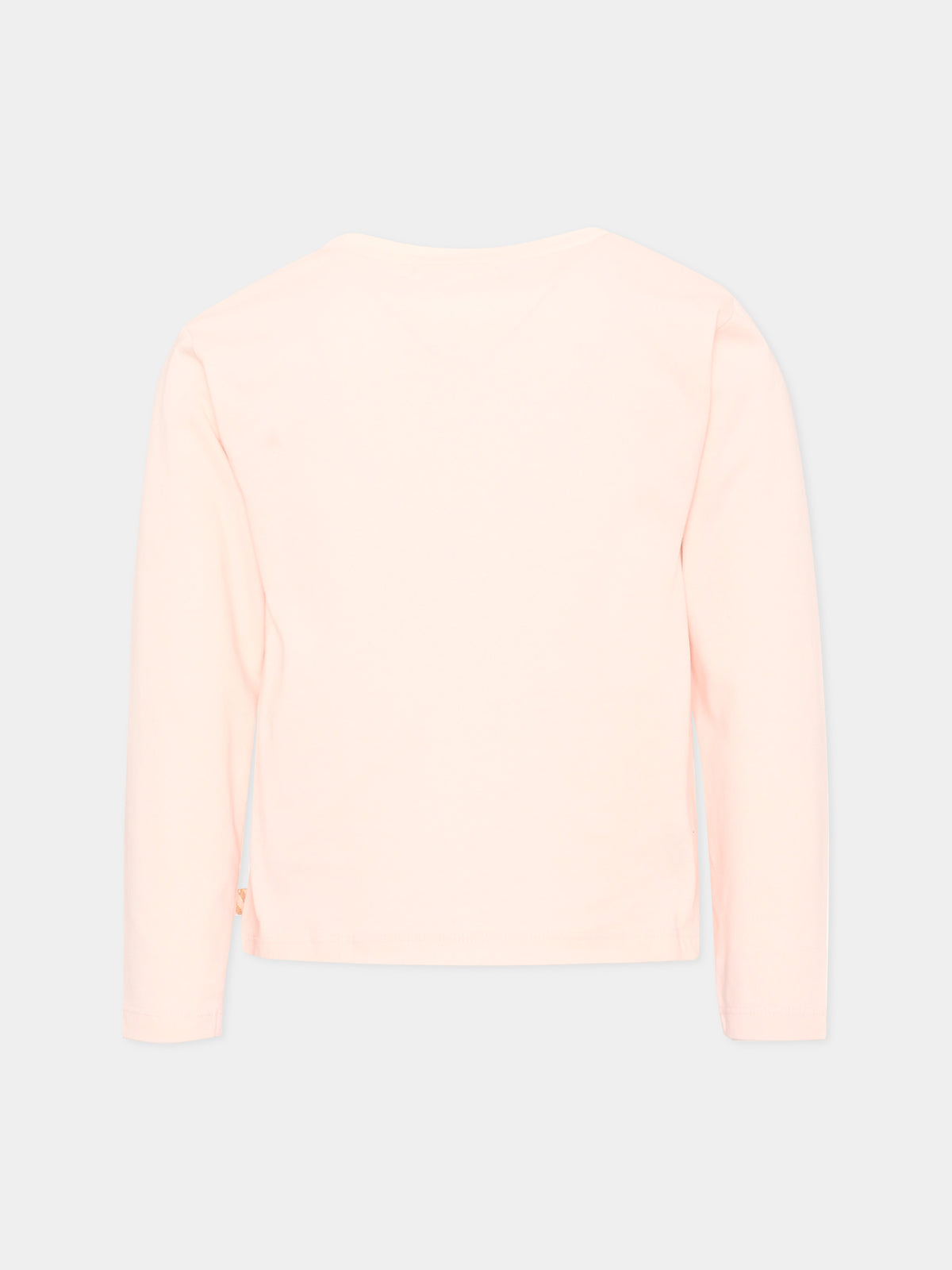 T-shirt rosa con stampa per bambina,Billieblush,U21611 47V