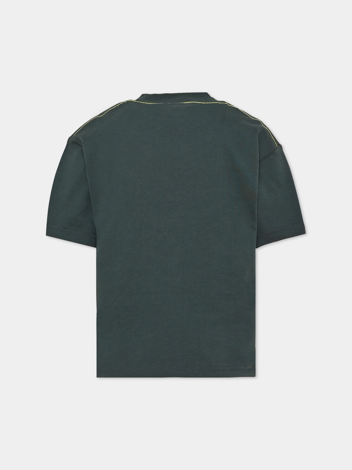 T-shirt a manica corta verde con logo per bambino,Timberland,T60535 672