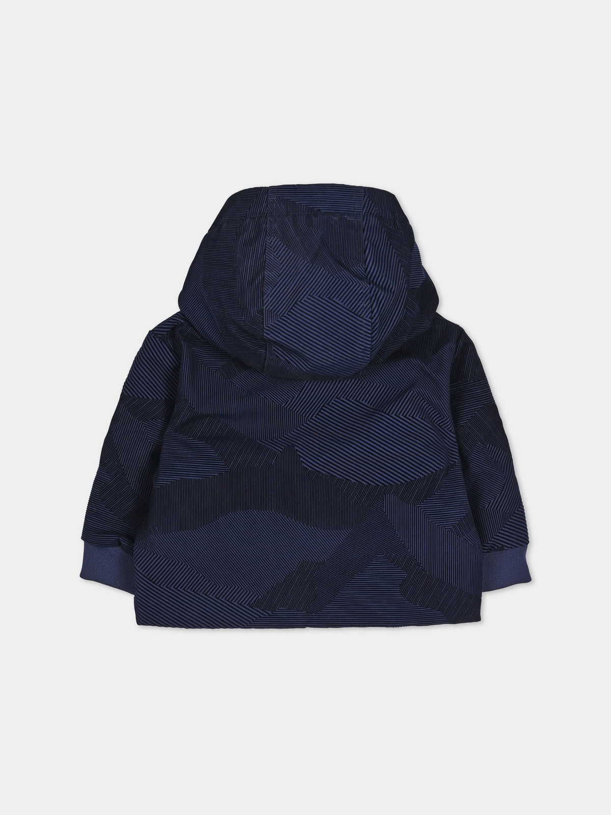 Parka blu per neonato con cappuccio,Timberland,T60603 85T