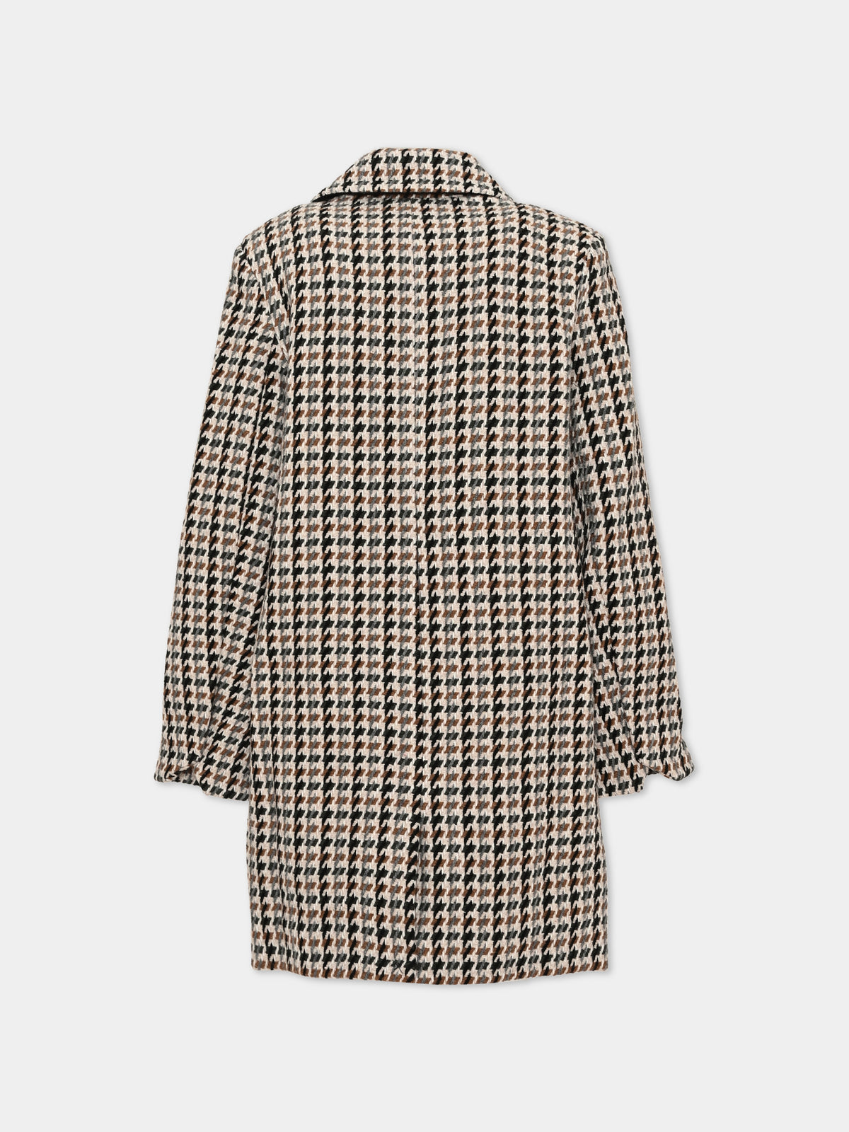 Cappotto beige per bambina pied de poule,Zadig & Voltaire Kids,X60420 213