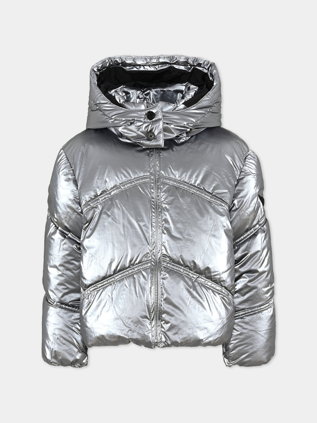 Piumino argento per bambina,Zadig & Voltaire Kids,X60456 007