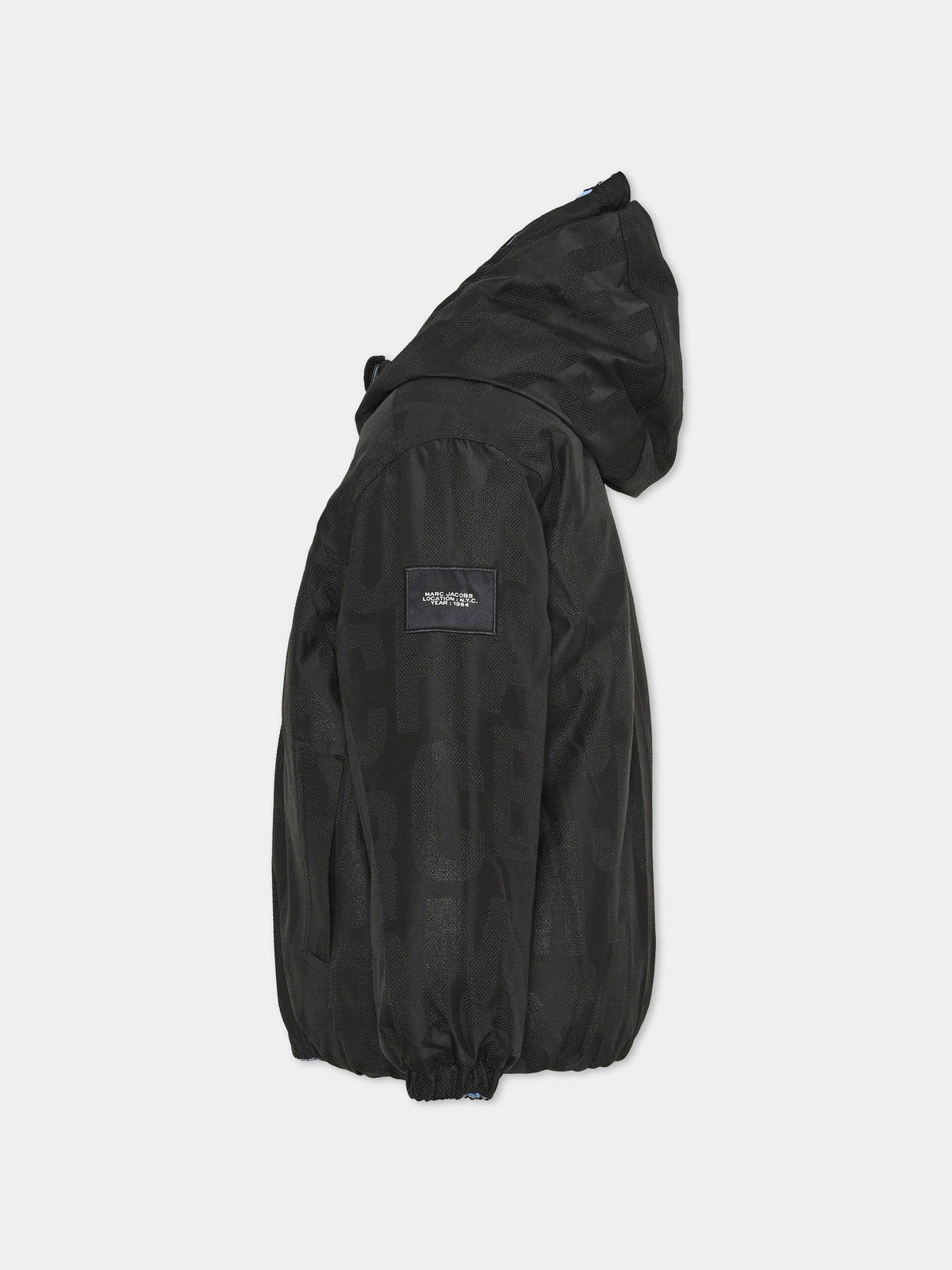Piumino azzurro per bambino con logo,Marc Jacobs,W60618 V700