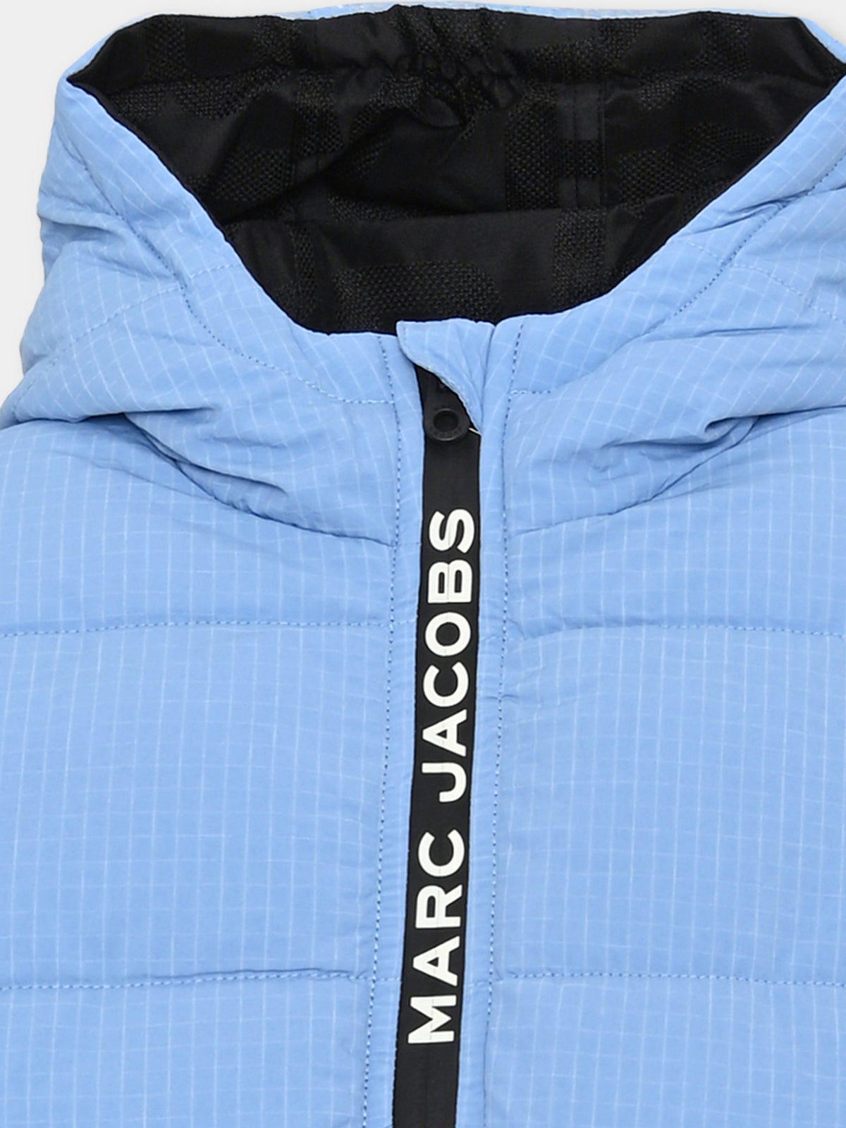 Piumino azzurro per bambino con logo,Marc Jacobs,W60618 V700