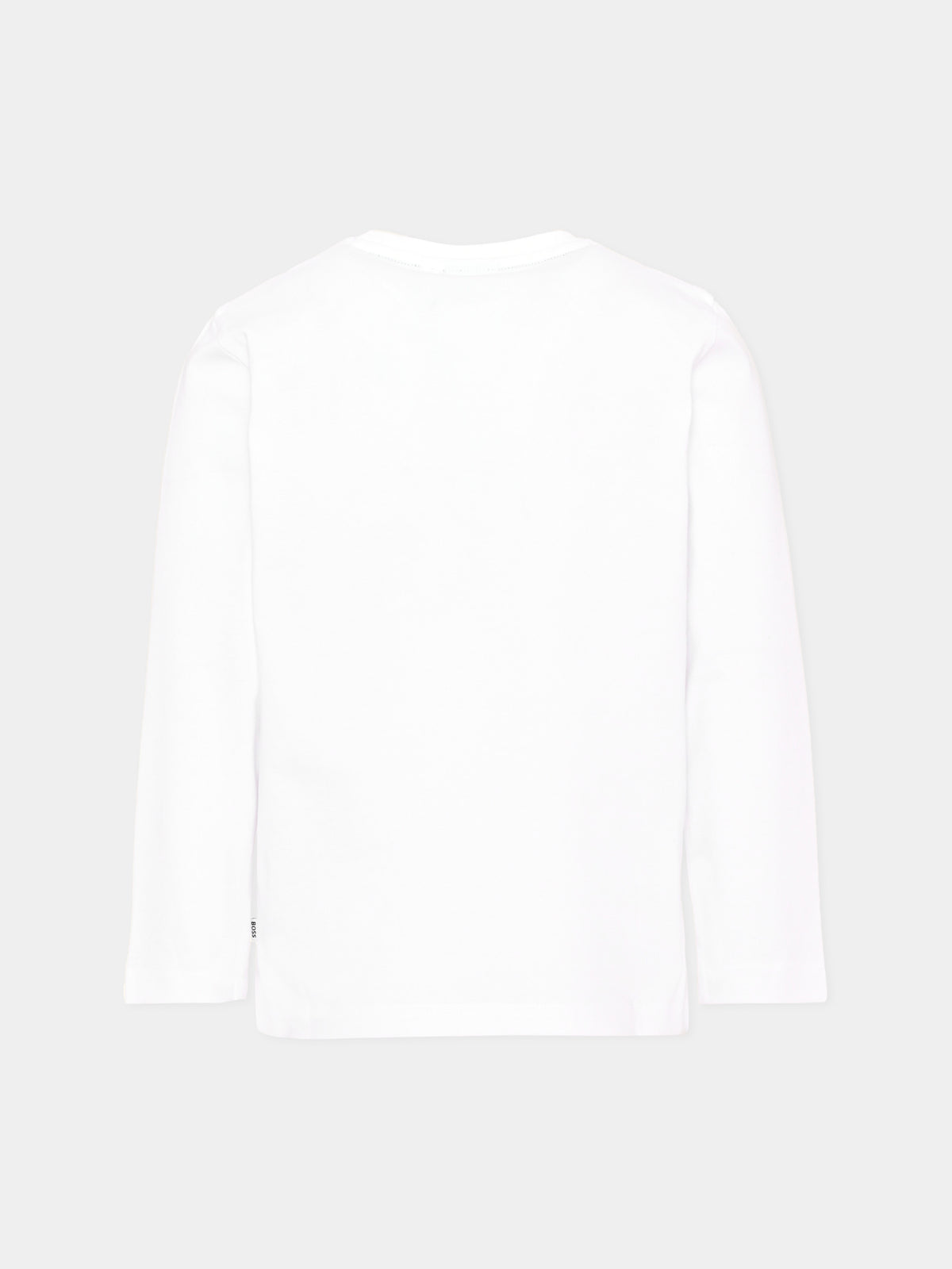 T-shirt a manica lunga con stampa per bambino,Boss,J52374 N41