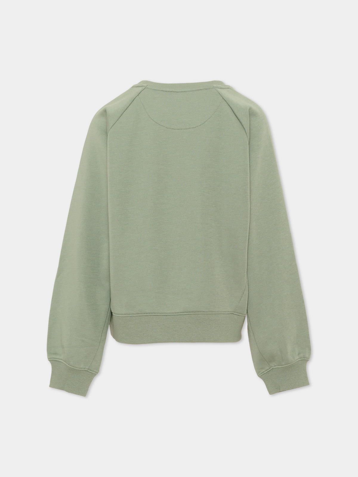 Felpa girocollo verde per bambini,Levi's Kids,4EP542 G57