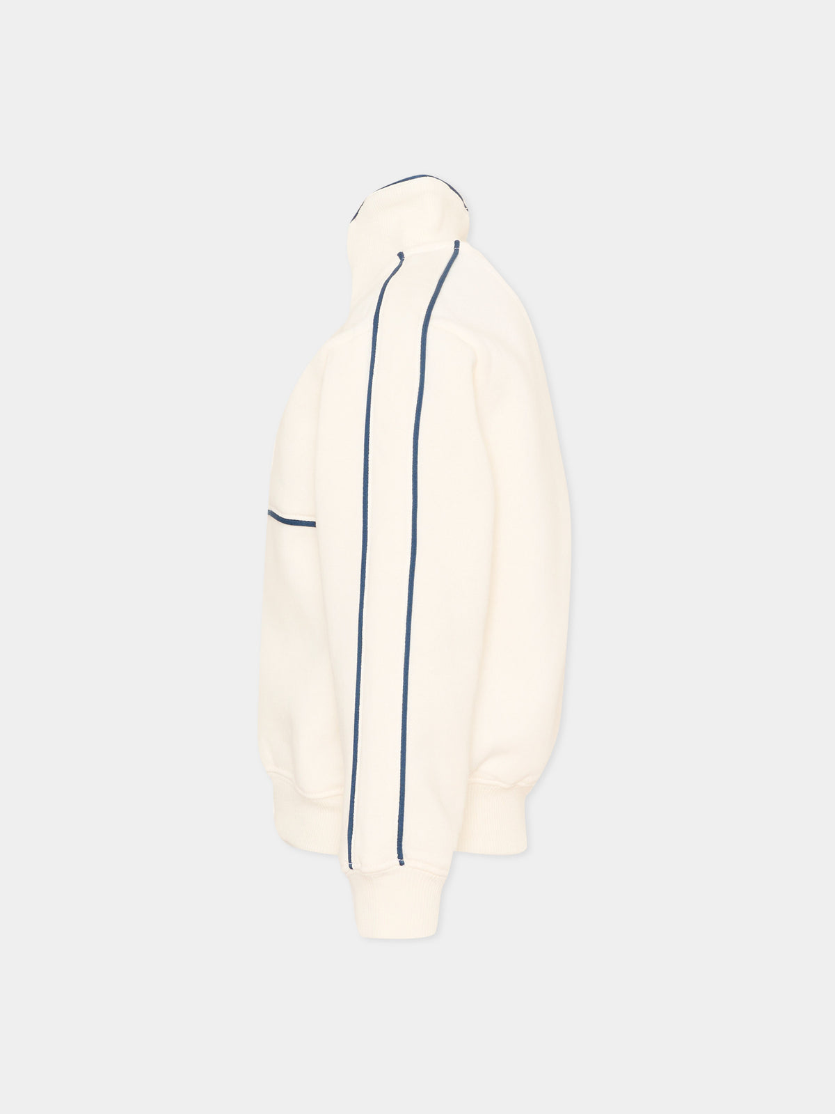 Felpa avorio per bambina con zip,Levi's Kids,3ER410 W0E