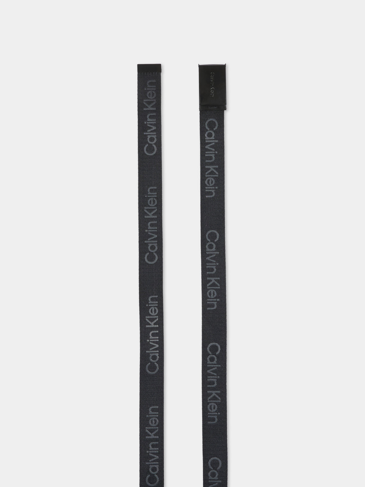 Cintura nera per bambino con logo,Calvin Klein Kids,IU0IU00667 BEH