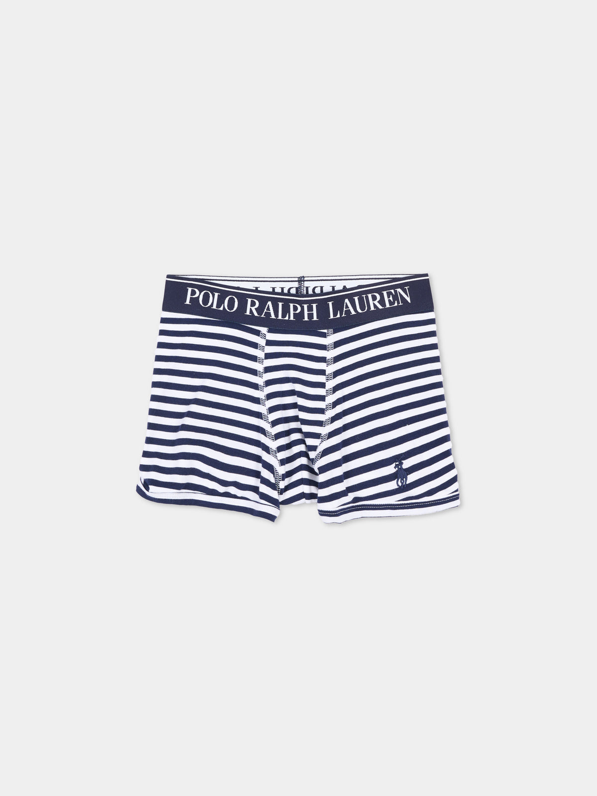 Boxer multicolor per bambino con logo,Ralph Lauren Kids,9P5015 BCV