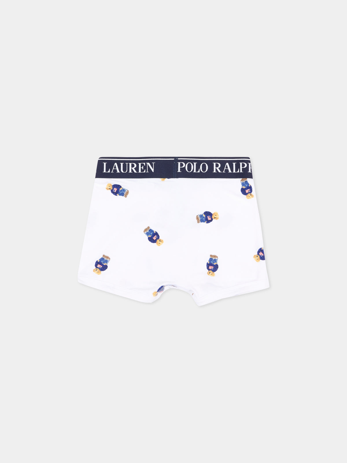 Boxer multicolor per bambino con logo,Ralph Lauren Kids,9P5015 BCV