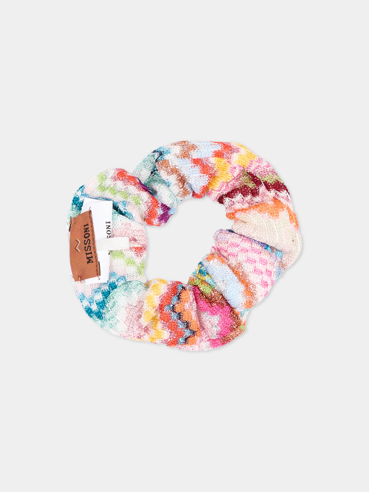 Elastico multicolor per bambina con motivo zigzag,Missoni,MZ0A14 Q0114 999