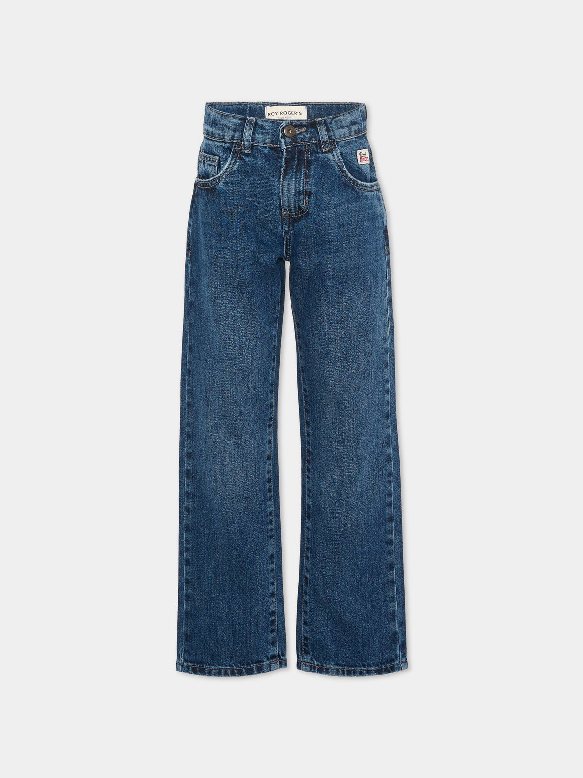 Jeans denim per bambino 5 tasche,Roy Roger's Kids,R F144 00 7007