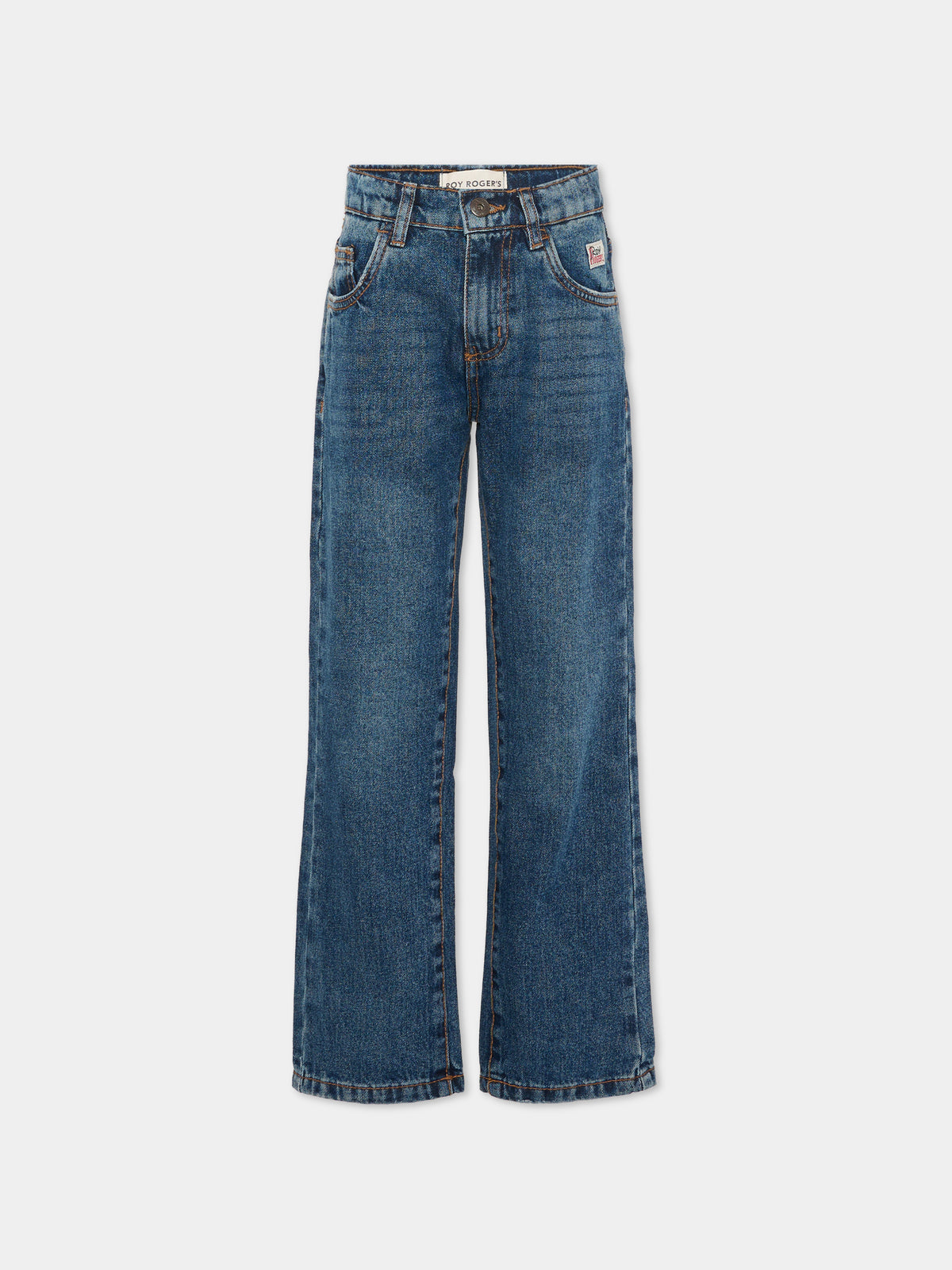 Jeans denim per bambino 5 tasche,Roy Roger's Kids,R F144 00 7012