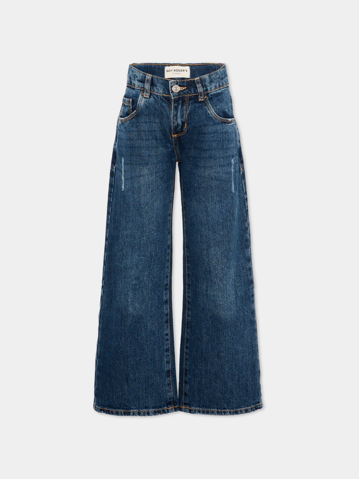 Jeans denim per bambina 5 tasche,Roy Roger's Kids,R F175 00 7012