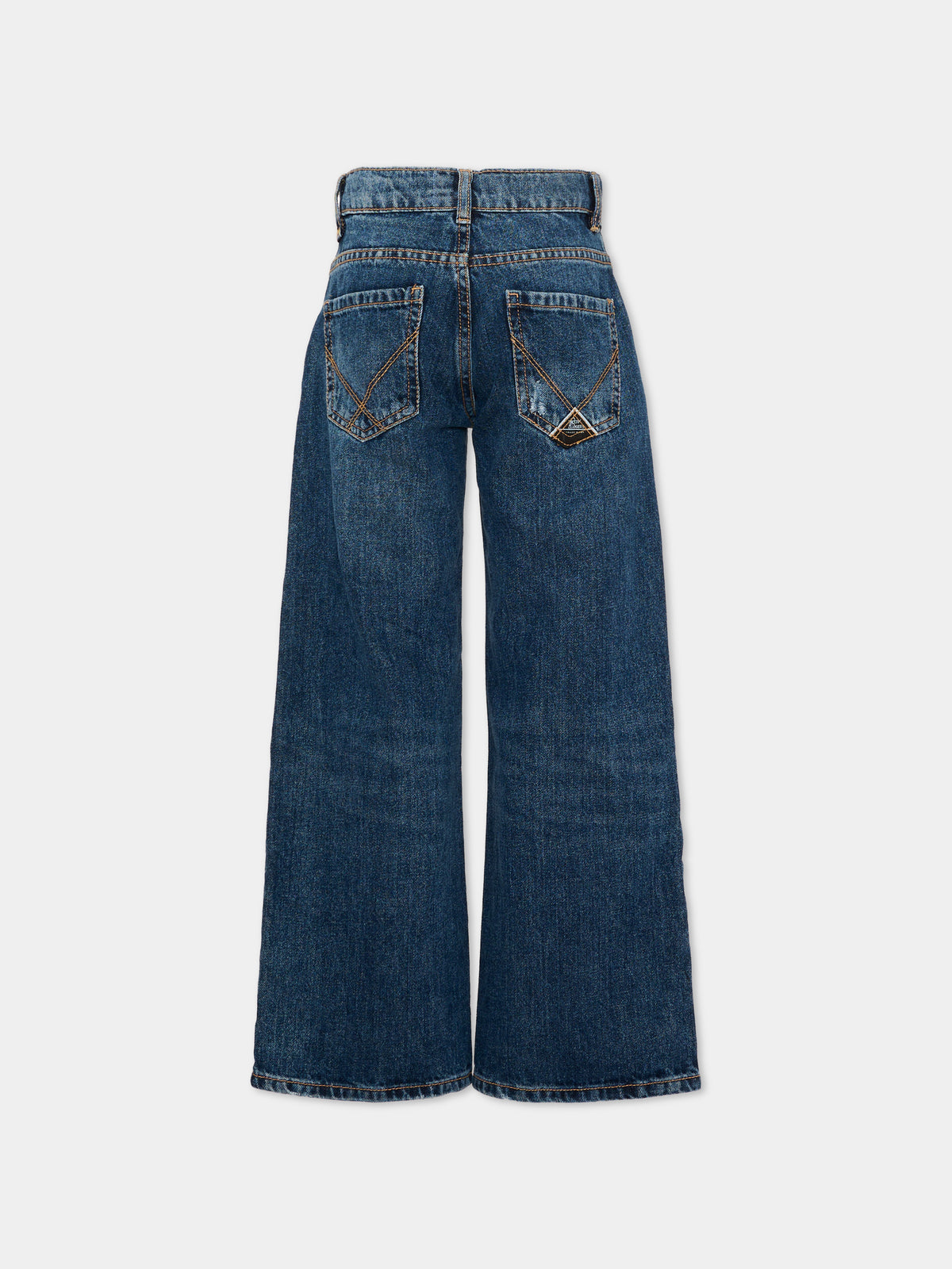 Jeans denim per bambina 5 tasche,Roy Roger's Kids,R F175 00 7012