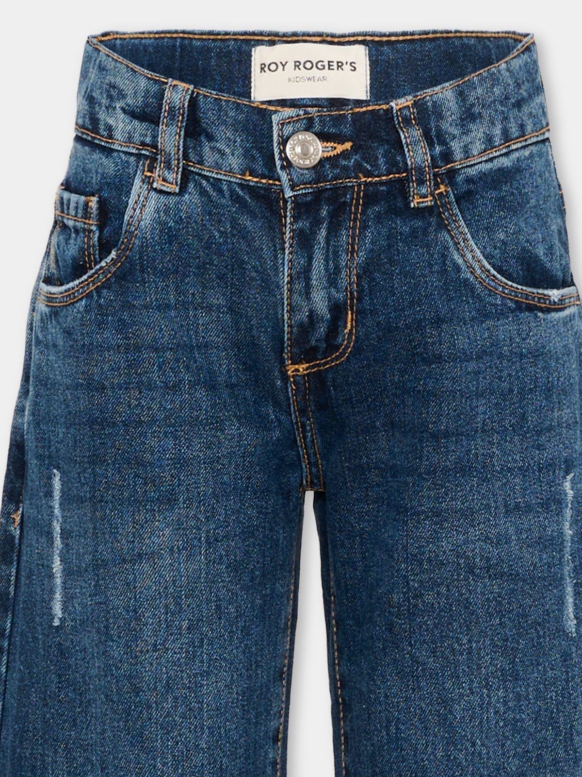 Jeans denim per bambina 5 tasche,Roy Roger's Kids,R F175 00 7012