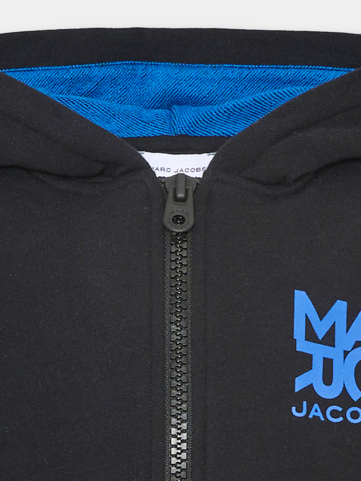 Felpa nera per bambino con logo,Marc Jacobs,W61044 09B