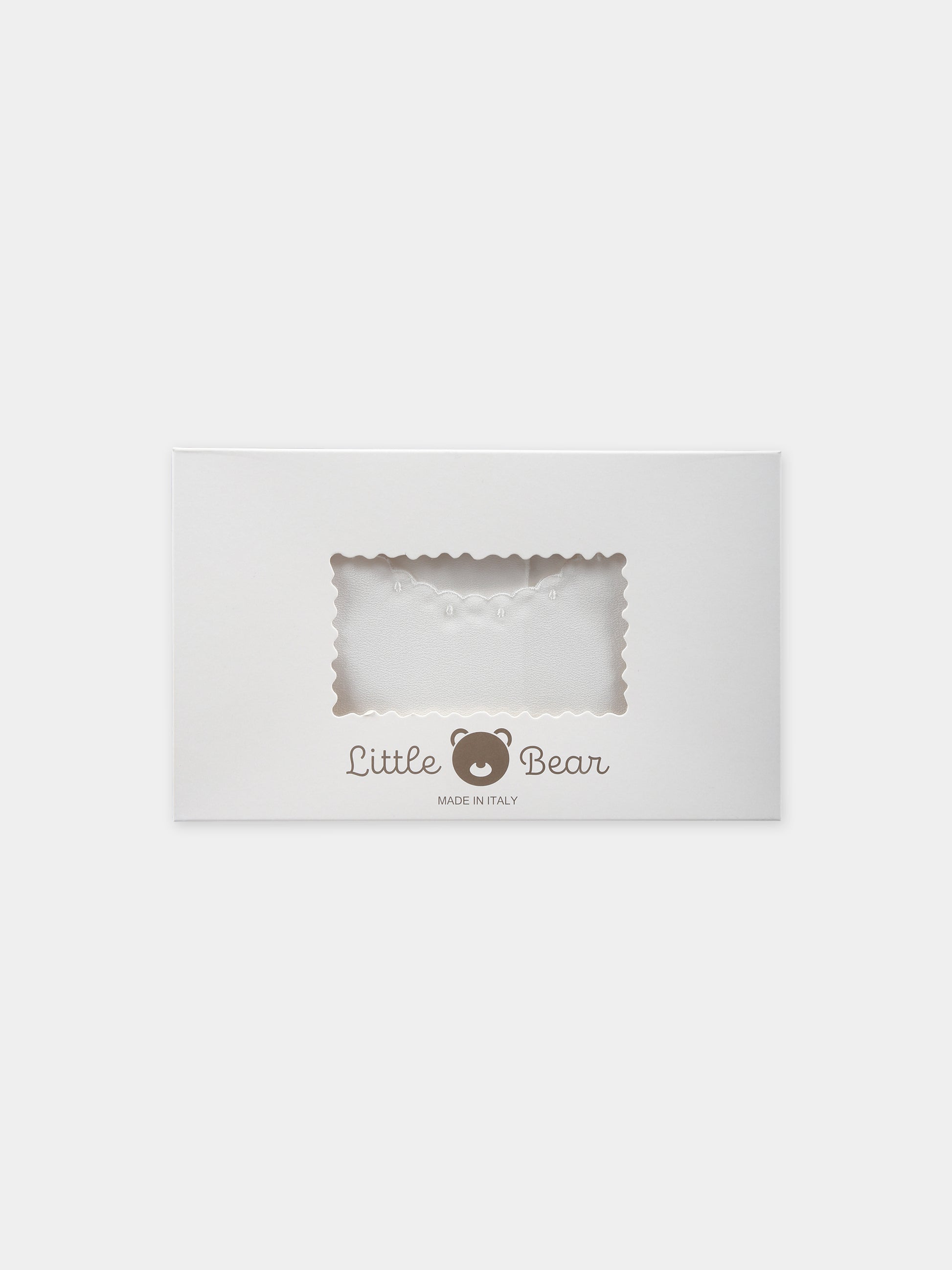 Camicia della fortuna avorio con cuori,Little Bear,1095 CUORE BIANCO