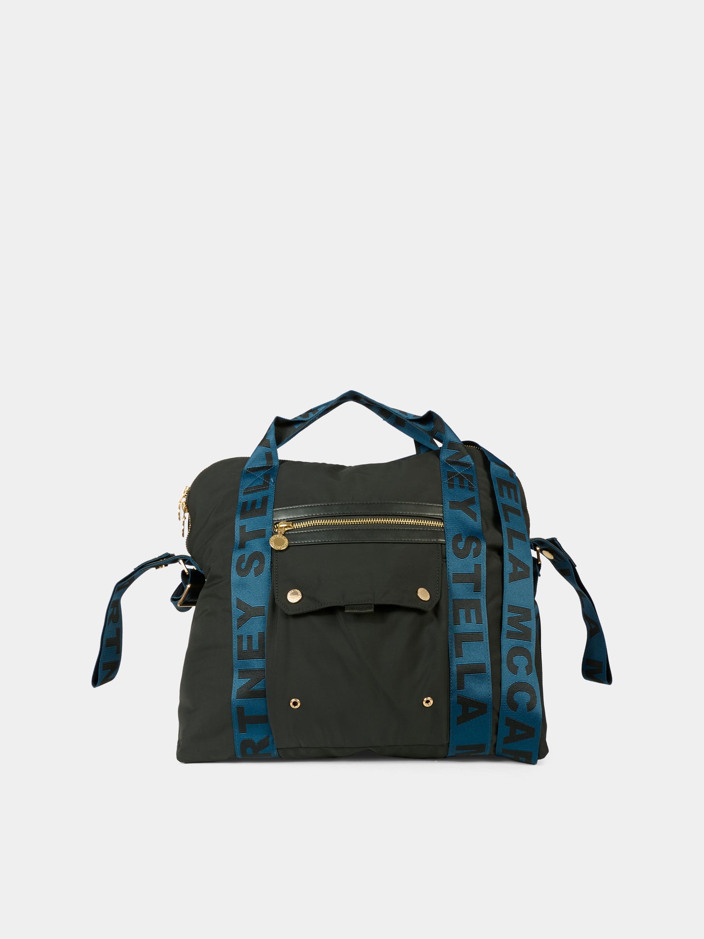 Borsa-mamma nera per neonati con logo,Stella Mccartney Kids,8R0558 Z0179 930