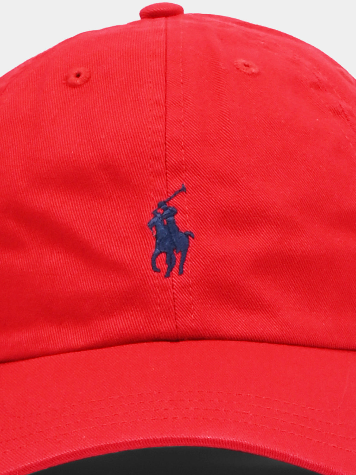 Red hat for boy with blue pony