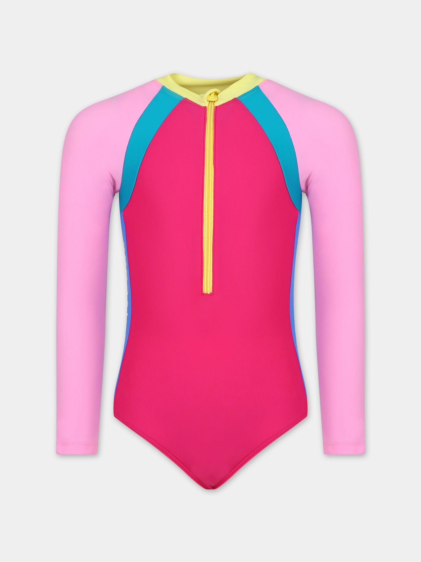 Costume multicolor per bambina con logo,Little Marc Jacobs,W10214 49G